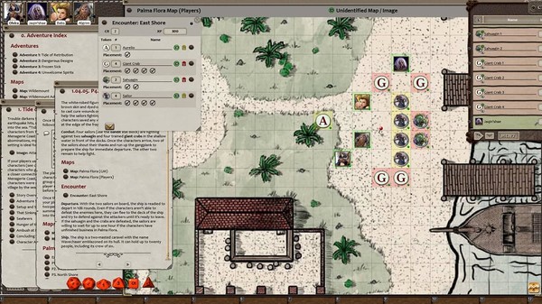 Скриншот из Fantasy Grounds - D&D Explorer's Guide to Wildemount