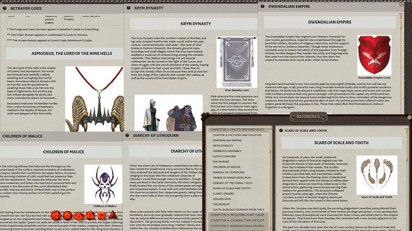 Скриншот из Fantasy Grounds - D&D Explorer's Guide to Wildemount
