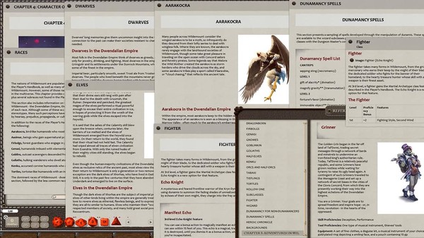 Скриншот из Fantasy Grounds - D&D Explorer's Guide to Wildemount