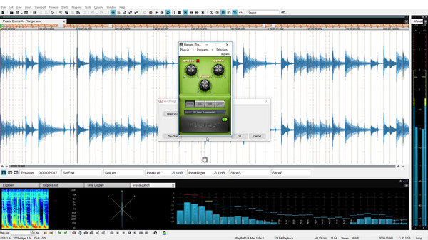 Скриншот из SOUND FORGE Audio Studio 14 Steam Edition