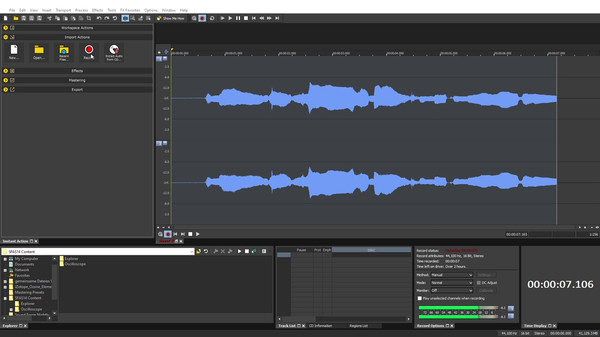 Скриншот из SOUND FORGE Audio Studio 14 Steam Edition