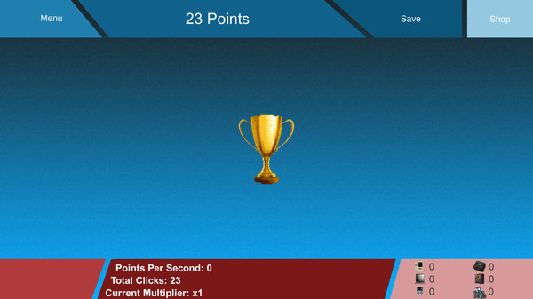 Achievement Clicker game for Linux 1