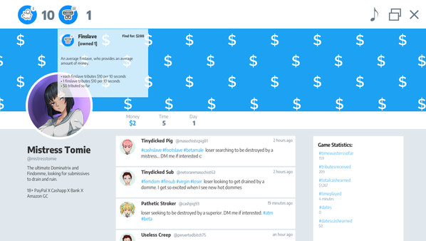 Femdom Stories: Findom Simulator Sex Game game for Linux 1