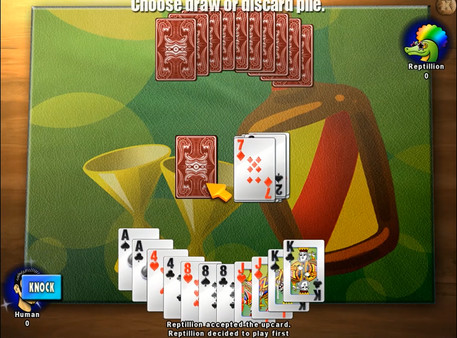 Classic Card Game Gin Rummyfor windows and Linux 1