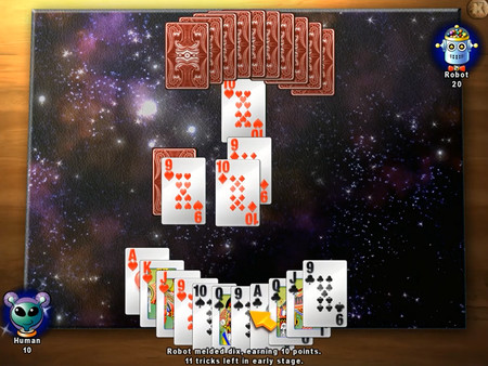 Classic Card Game Pinochlefor windows and Linux 1