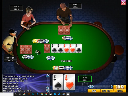 Classic Card Game Texas Hold'emfor windows and Linux 1
