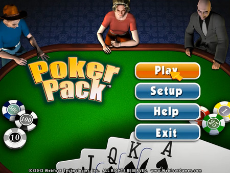 Classic Card Game Texas Hold'em game for Linux 1