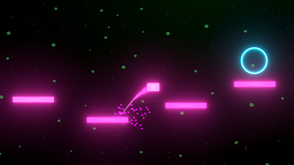 GlowyJump game for Linux 1