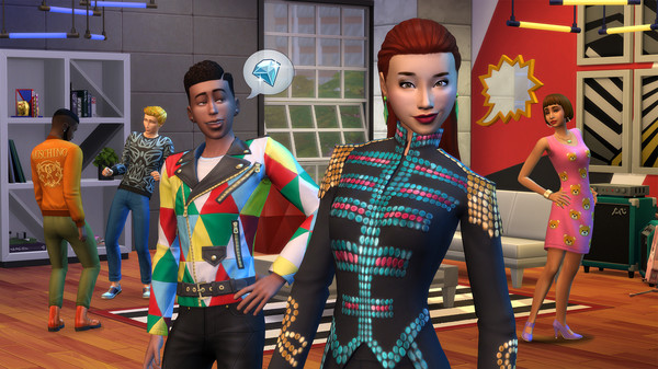Скриншот из The Sims™ 4 Moschino Stuff