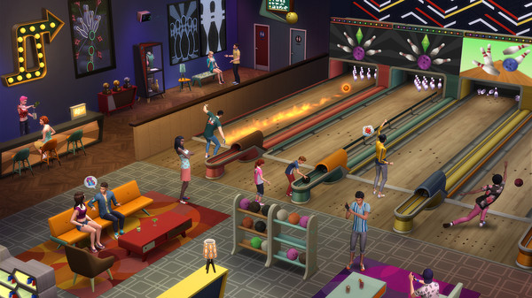 Скриншот из The Sims™ 4 Bowling Night Stuff