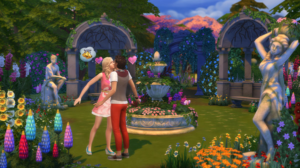 Скриншот из The Sims™ 4 Romantic Garden Stuff