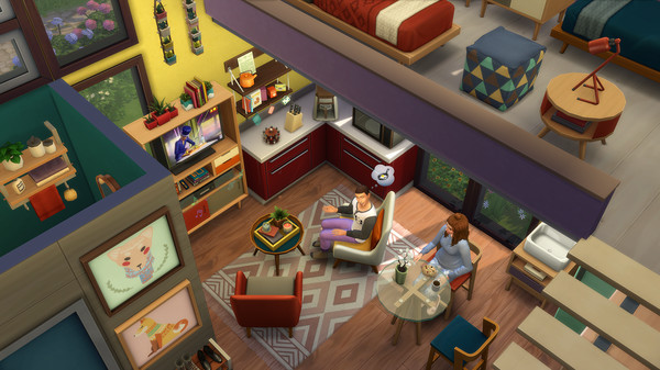 Скриншот из The Sims™ 4 Tiny Living Stuff