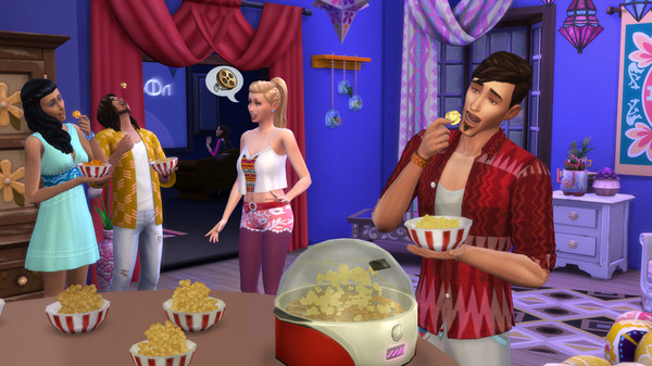 Скриншот из The Sims™ 4 Movie Hangout Stuff