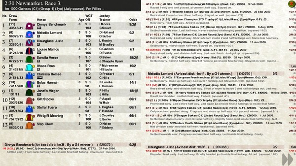 Starters Orders Classic Horse Racingfor windows and Linux 1