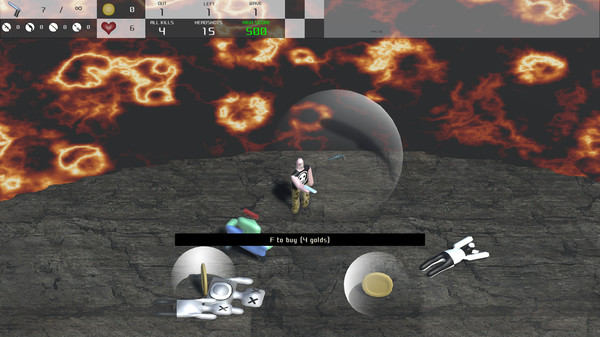 Attack of the alien thingies from lava!for windows and Linux 1