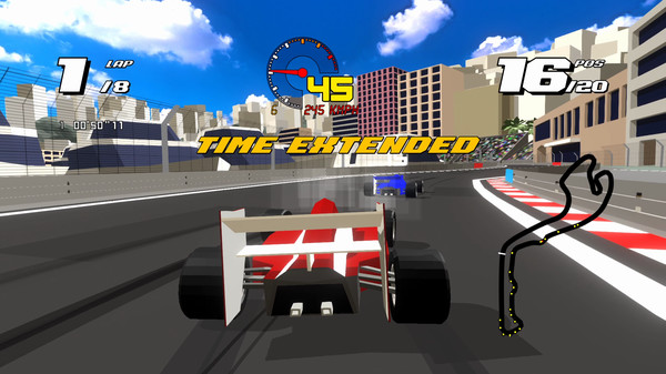 Скриншот из Formula Retro Racing