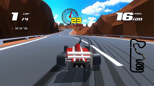 Скриншот из Formula Retro Racing