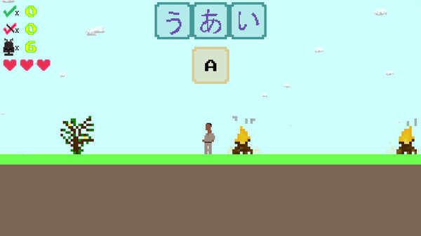 Hiragana POW! game for Linux 1