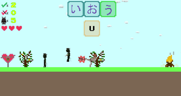 Hiragana POW! game for windows Pc 1