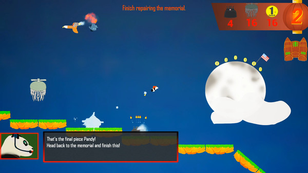 Скриншот из Rocket Panda Panic