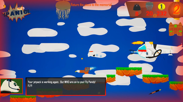 Скриншот из Rocket Panda Panic