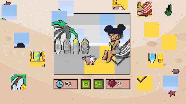 Скриншот из Beach anime day