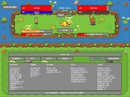 Скриншот из Idle Warrior