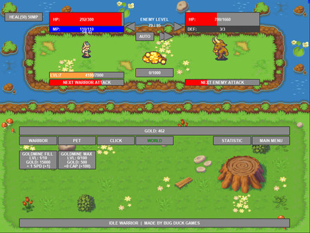 Скриншот из Idle Warrior