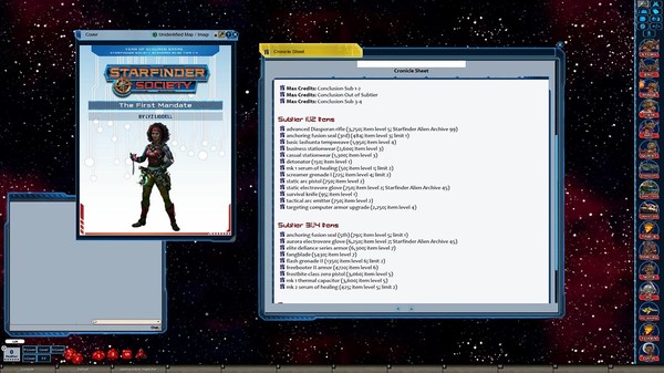 Скриншот из Fantasy Grounds - Starfinder RPG - Starfinder Society Scenario #1-05: The First Mandate