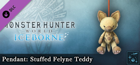 Monster Hunter World: Iceborne - Pendant: Stuffed Felyne Teddy