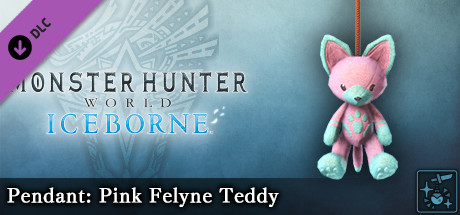 Monster Hunter World: Iceborne - Pendant: Pink Felyne Teddy cover art