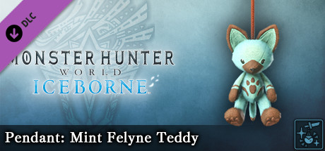 Monster Hunter World: Iceborne - Pendant: Mint Felyne Teddy
