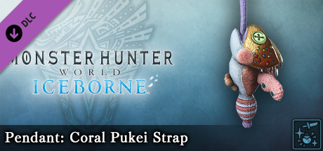 Monster Hunter World: Iceborne - Pendant: Coral Pukei Strap