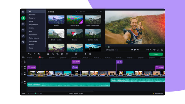 Movavi Slideshow Makerfor windows and Linux 1
