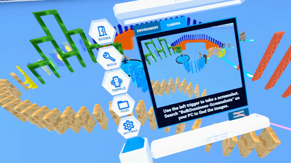 Скриншот из Bulk Dominoes VR: Kinetic Rush