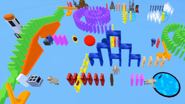 Скриншот из Bulk Dominoes VR: Kinetic Rush