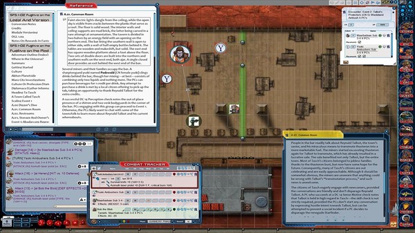 Скриншот из Fantasy Grounds - Starfinder RPG - Starfinder Society Scenario #1-02: Fugitive on the Red Planet
