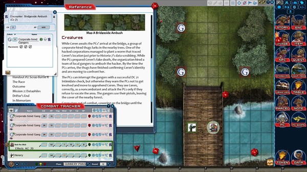 Скриншот из Fantasy Grounds - Starfinder RPG - Starfinder Society Scenario #1-01: The Commencement