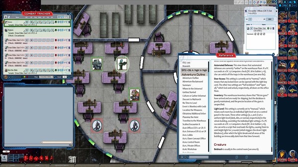 Скриншот из Fantasy Grounds - Starfinder Society Scenario #1-06: A Night in Nightarch