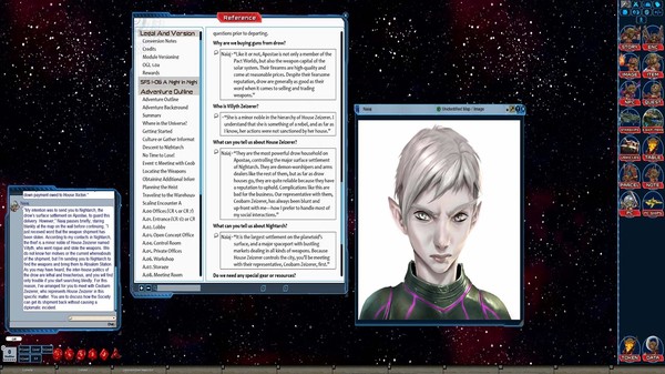Скриншот из Fantasy Grounds - Starfinder Society Scenario #1-06: A Night in Nightarch