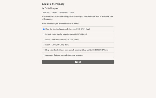 Life of a Mercenary game for Linux 1