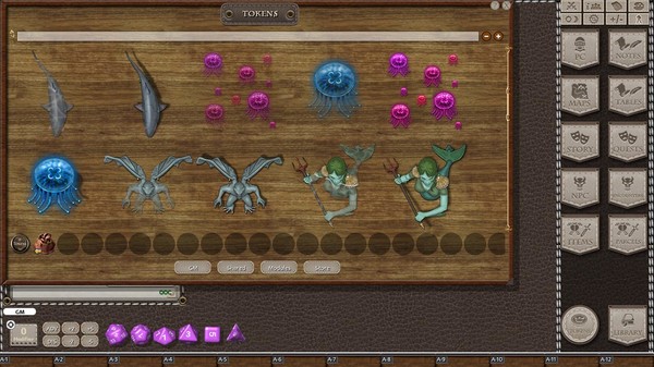 Скриншот из Fantasy Grounds - Jans Token Pack 05 - Aquatic Creatures