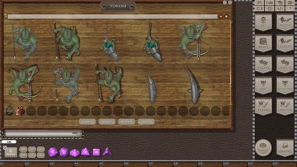 Скриншот из Fantasy Grounds - Jans Token Pack 05 - Aquatic Creatures