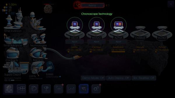 Скриншот из Idle Expanse - Chronoscope Technology