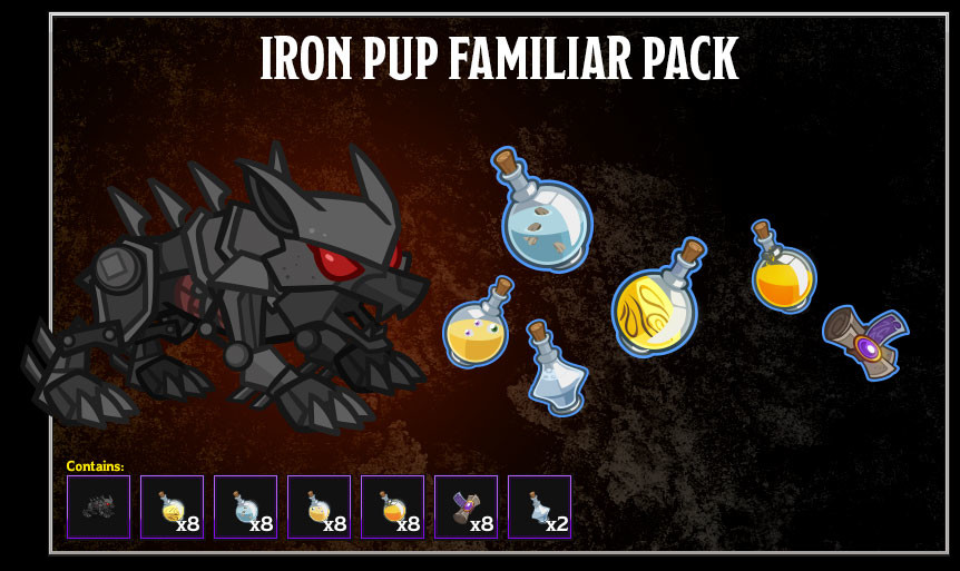 Idle Champions - Iron Pup Familiar Pack · 스팀