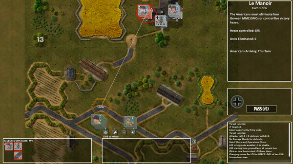 Скриншот из Lock 'n Load Tactical Digital: Heroes of Normandy - Battlepack 1