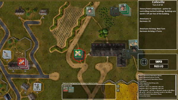 Скриншот из Lock 'n Load Tactical Digital: Heroes of Normandy - Battlepack 1