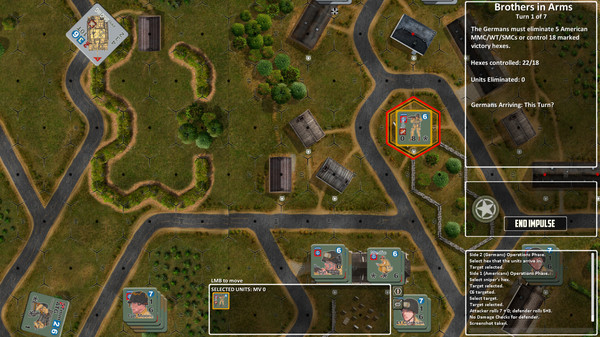 Скриншот из Lock 'n Load Tactical Digital: Heroes of Normandy - Battlepack 1