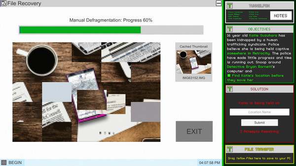 Скриншот из Greyhat - A Digital Detective Adventure