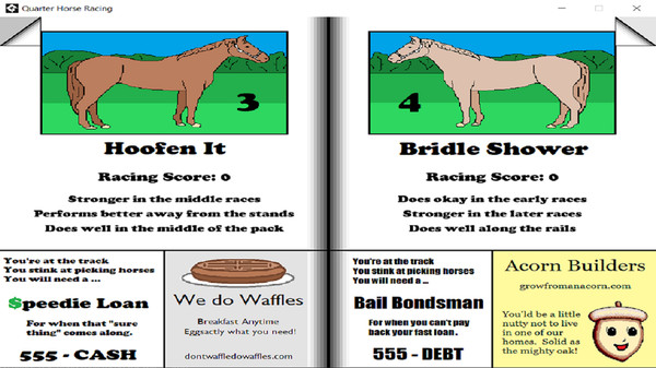 Quarter Horse Racingfor windows and Linux 1